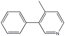 3-phenyl-4-methylpyridine Structure
