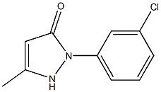 间氯吡唑啉酮,,结构式