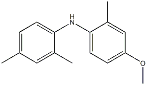 4-methoxy-2-methyl-2',4'-dimethyldiphenylamine Struktur