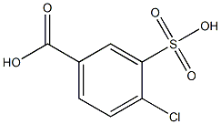 3-sulfa-4-chlorobenzoic acid Structure