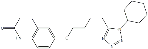 6-[4-(1-Cyclohexyl-1H-tetrazol-5-yl)butoxy]-3,4-dihydro-2(1H)quinolinone|6-[4-(1-环己基-1H-四唑-5-基)丁氧基]-3,4-二氢-2(1H)喹啉酮