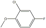 2-氯-4-氟苯甲醚, , 结构式