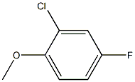 2-氯-4-氟苯甲醚,,结构式