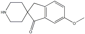 6-METHOXYSPIRO[INDENE-2,4''-PIPERIDIN]-1(3H)-ONE Structure