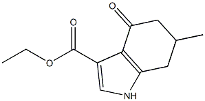 ETHYL 6-METHYL-4-OXO-4,5,6,7-TETRAHYDRO-1H-INDOLE-3-CARBOXYLATE