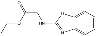 ETHYL N-1,3-BENZOXAZOL-2-YLGLYCINATE 结构式