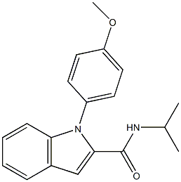 N-ISOPROPYL-1-(4-METHOXYPHENYL)-1H-INDOLE-2-CARBOXAMIDE|