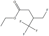 Ethyl 4,4,4-trifluoro-3-fluoromethylbutyrate 结构式