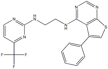 N1-(5-phenylthieno[2,3-d]pyrimidin-4-yl)-N2-[4-(trifluoromethyl)pyrimidin-2-yl]ethane-1,2-diamine