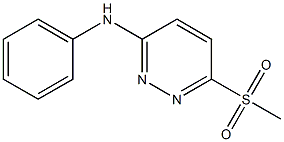 6-(methylsulfonyl)-N-phenyl-3-pyridazinamine Structure