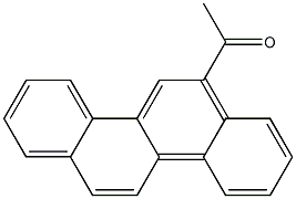 1-chrysen-6-ylethan-1-one 结构式