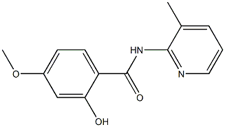 2-hydroxy-4-methoxy-N-(3-methylpyridin-2-yl)benzamide Structure