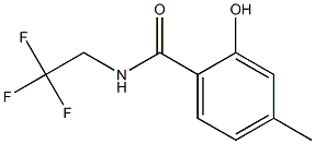 2-hydroxy-4-methyl-N-(2,2,2-trifluoroethyl)benzamide,,结构式