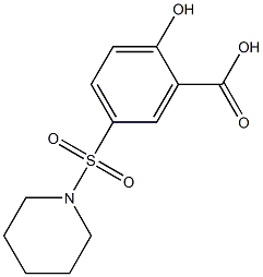 2-hydroxy-5-(piperidine-1-sulfonyl)benzoic acid|