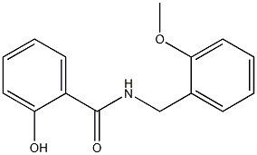 2-hydroxy-N-[(2-methoxyphenyl)methyl]benzamide Struktur
