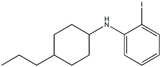 2-iodo-N-(4-propylcyclohexyl)aniline,,结构式