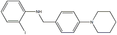  2-iodo-N-{[4-(piperidin-1-yl)phenyl]methyl}aniline