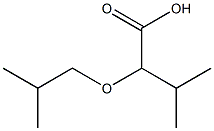 2-isobutoxy-3-methylbutanoic acid Structure