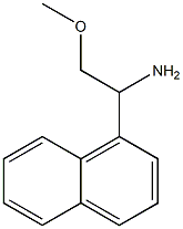 2-methoxy-1-(1-naphthyl)ethanamine Struktur