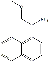 2-methoxy-1-(1-naphthyl)ethanamine,,结构式