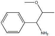 2-methoxy-1-phenylpropan-1-amine Structure
