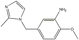 2-methoxy-5-[(2-methyl-1H-imidazol-1-yl)methyl]aniline Struktur