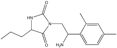 3-[2-amino-2-(2,4-dimethylphenyl)ethyl]-5-propylimidazolidine-2,4-dione