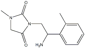  3-[2-amino-2-(2-methylphenyl)ethyl]-1-methylimidazolidine-2,4-dione