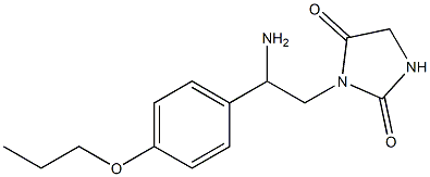  3-[2-amino-2-(4-propoxyphenyl)ethyl]imidazolidine-2,4-dione