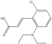  3-[2-chloro-6-(diethylamino)phenyl]prop-2-enoic acid