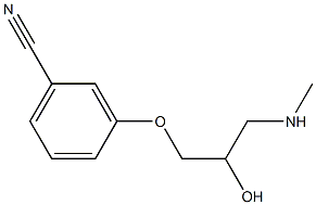 3-[2-hydroxy-3-(methylamino)propoxy]benzonitrile