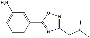 3-[3-(2-methylpropyl)-1,2,4-oxadiazol-5-yl]aniline|