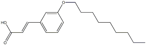 3-[3-(nonyloxy)phenyl]prop-2-enoic acid Structure