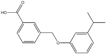 3-[3-(propan-2-yl)phenoxymethyl]benzoic acid