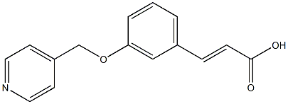 3-[3-(pyridin-4-ylmethoxy)phenyl]prop-2-enoic acid