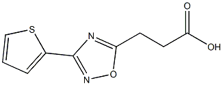  3-[3-(thiophen-2-yl)-1,2,4-oxadiazol-5-yl]propanoic acid