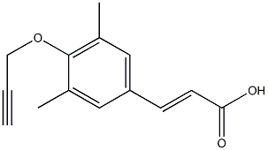 3-[3,5-dimethyl-4-(prop-2-yn-1-yloxy)phenyl]prop-2-enoic acid