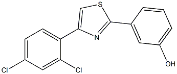 3-[4-(2,4-dichlorophenyl)-1,3-thiazol-2-yl]phenol