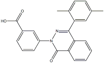 3-[4-(2,5-dimethylphenyl)-1-oxophthalazin-2(1H)-yl]benzoic acid