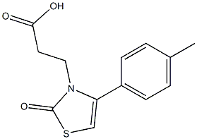 3-[4-(4-methylphenyl)-2-oxo-1,3-thiazol-3(2H)-yl]propanoic acid