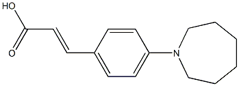 3-[4-(azepan-1-yl)phenyl]prop-2-enoic acid