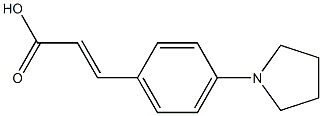 3-[4-(pyrrolidin-1-yl)phenyl]prop-2-enoic acid