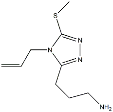  3-[4-allyl-5-(methylthio)-4H-1,2,4-triazol-3-yl]propan-1-amine
