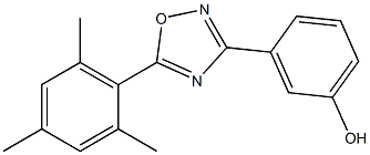 3-[5-(2,4,6-trimethylphenyl)-1,2,4-oxadiazol-3-yl]phenol