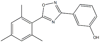  3-[5-(2,4,6-trimethylphenyl)-1,2,4-oxadiazol-3-yl]phenol