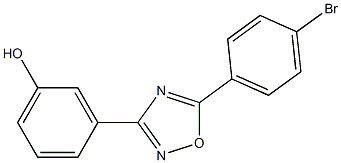 3-[5-(4-bromophenyl)-1,2,4-oxadiazol-3-yl]phenol