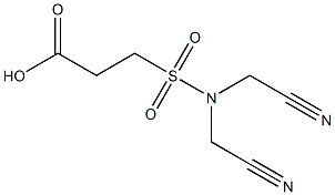 3-[bis(cyanomethyl)sulfamoyl]propanoic acid