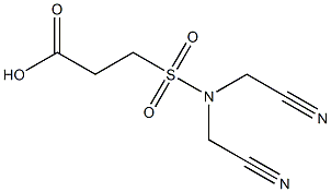 3-[bis(cyanomethyl)sulfamoyl]propanoic acid|