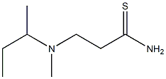 3-[butan-2-yl(methyl)amino]propanethioamide