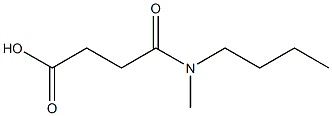 3-[butyl(methyl)carbamoyl]propanoic acid Structure